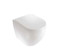 White Ville Round wall hung