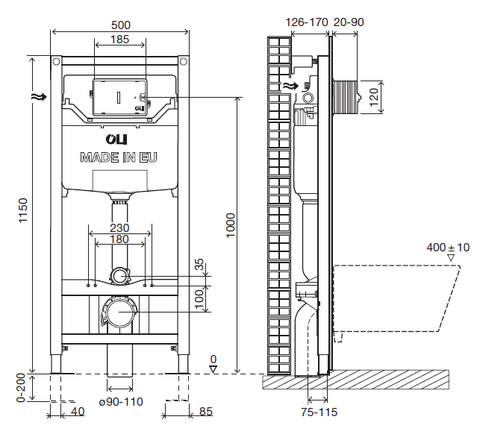 Flash Tank White Ville