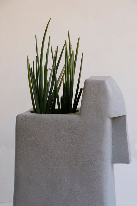 Abstract Face Chair - Pot