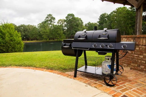 Oklahoma Joe’s Longhorn Combo Charcoal /Gas Smoker & Grill